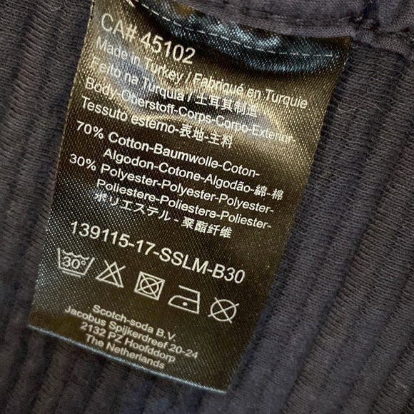 Scotch & Soda open cardigan sweater size 1 or size 6 navy blue jacket - Picture 11 of 12